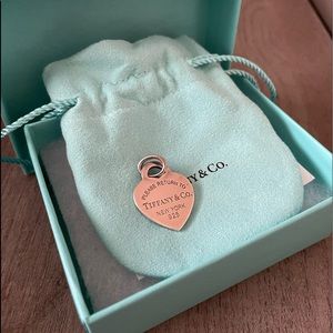 Tiffany and co large heart charm
